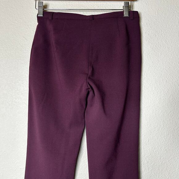 Dolce & Gabbana NWT Pants Size 40 US 4 Wool Viscose Blend Plum Purple Designer - Picture 6 of 9
